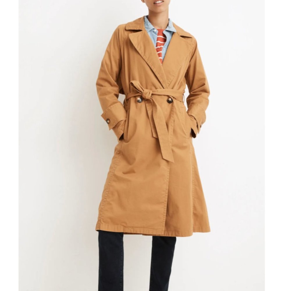 NWT Madewell Sedgwick Trench Coat XS